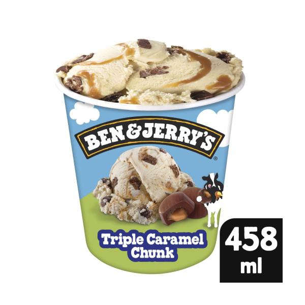 Triple Caramel Chunk Ice Cream Tun