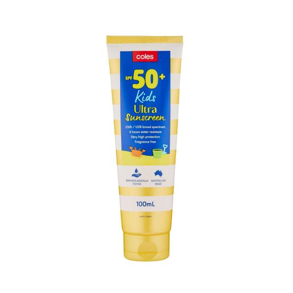 Spf 50+ Sunscreen Kids Tube