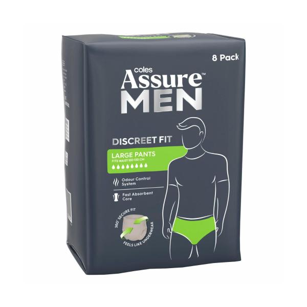 Assure Pants For Men Large