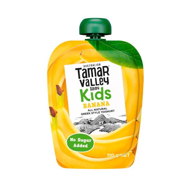 Kids Greek Style Pouch Yoghurt Banana