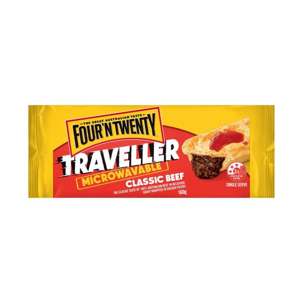 Traveller Microwavable Classic Beef Pie