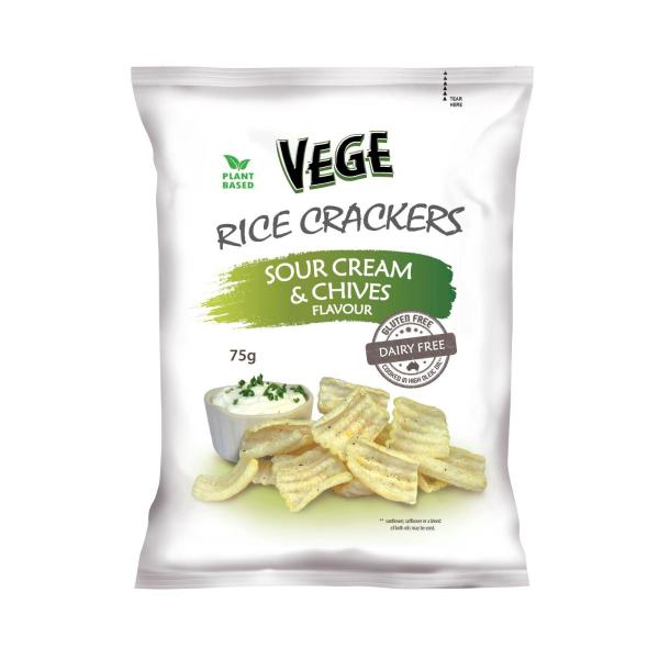 Chips Rice Crackers Sour Cream & Chives