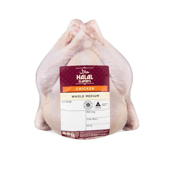 Halal Chicken Whole Medium