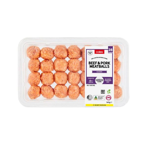 Beef & Pork Meatballs