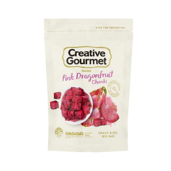 Frozen Pink Dragonfruit Chunks