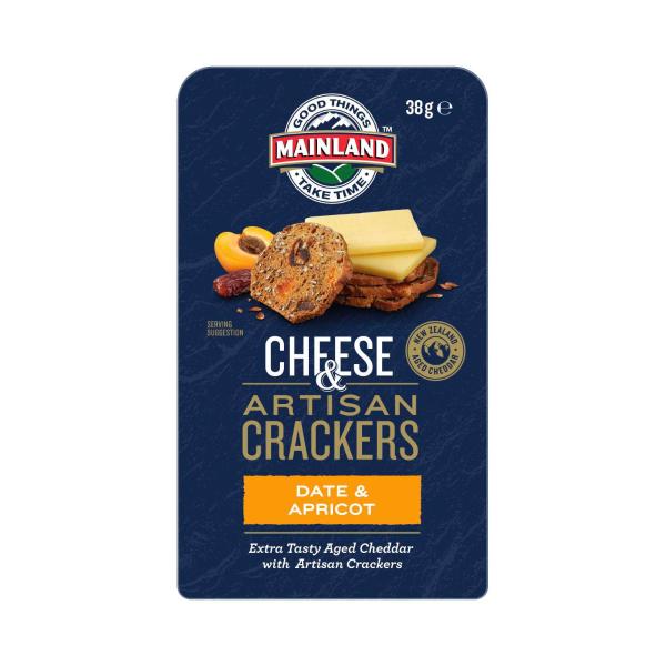 On The Go Extra Tasty Cheese & Date Apricot Crackers