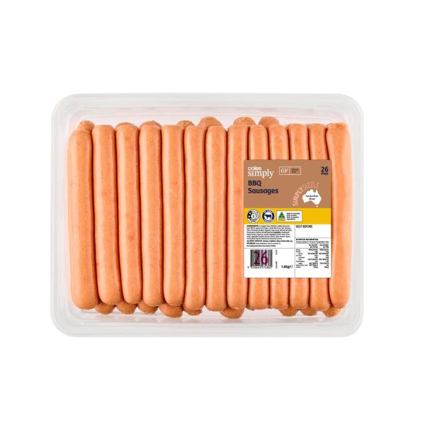 BBQ Sausages 26 Pack