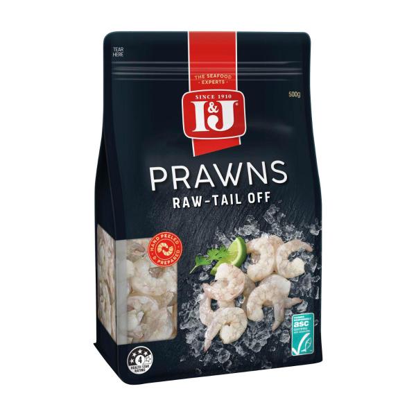 Frozen Raw Prawns Tail Off