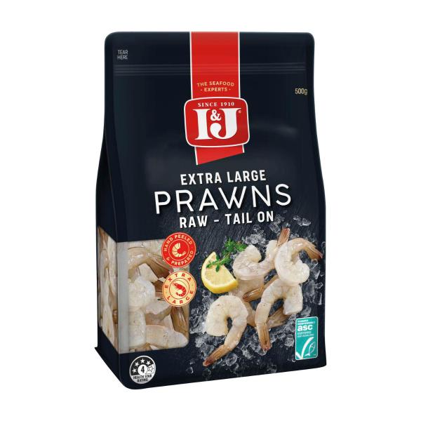 Frozen Raw Prawns Tail On Extra Large