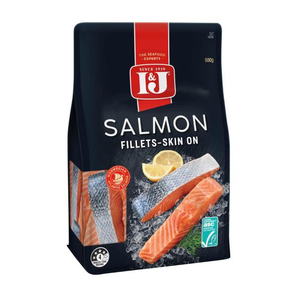 Salmon Skin On