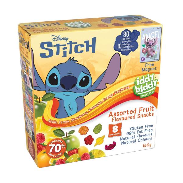 Assorted Fruit Flavoured Snacks 8 Pack