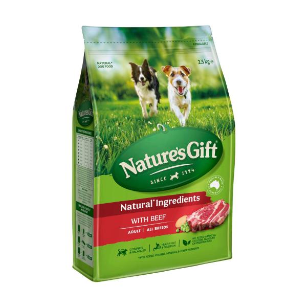 Adult All Breeds Dry Dog Food With Beef