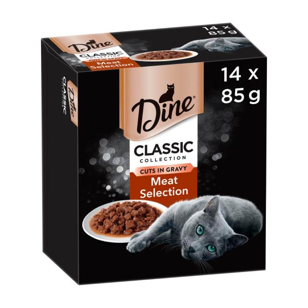 Daily Cat Food Meat Selection 14x85g