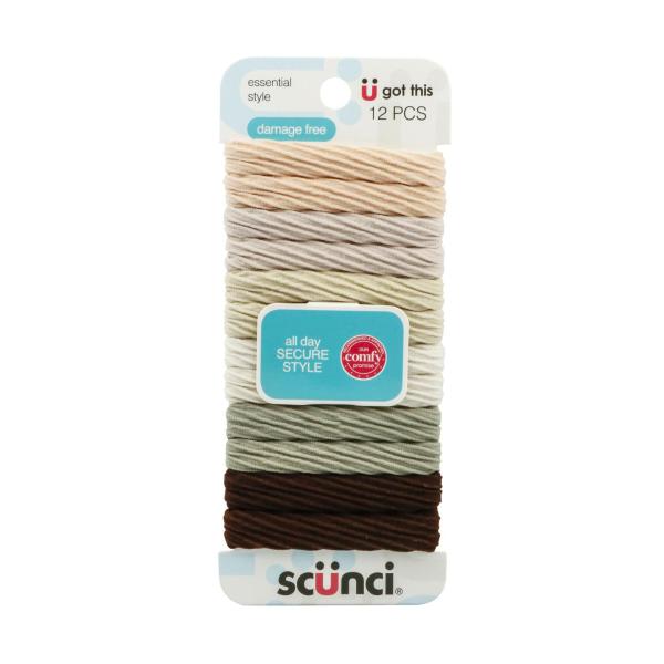 Ponytailers Comfy Natural 12 Pack
