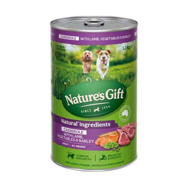 Adult All Breeds Wet Dog Food Casserole Gravy Lamb - Vegetable & Barley