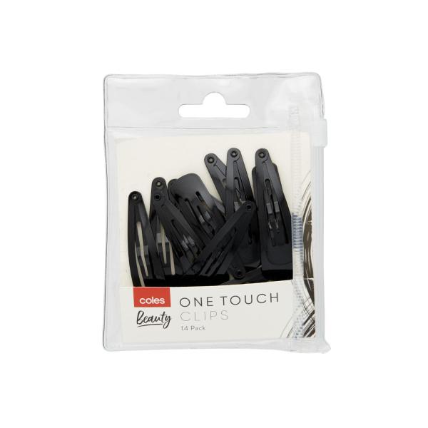 One Touch Clips Black