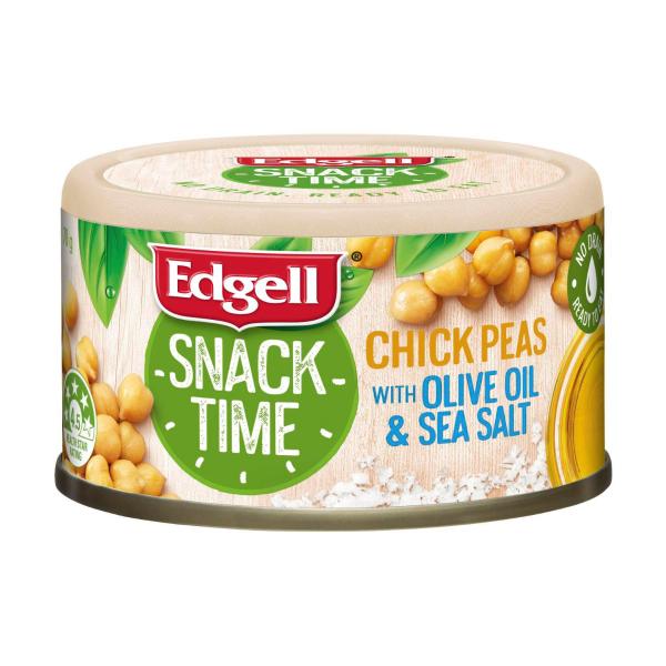 Snack Time Chick Peas With Olive Oil & Seasalt