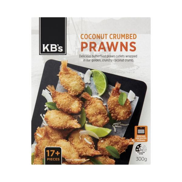 Coconut Crumbed Prawns