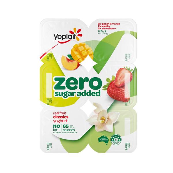 Zero Classic Yoghurt 6x160g