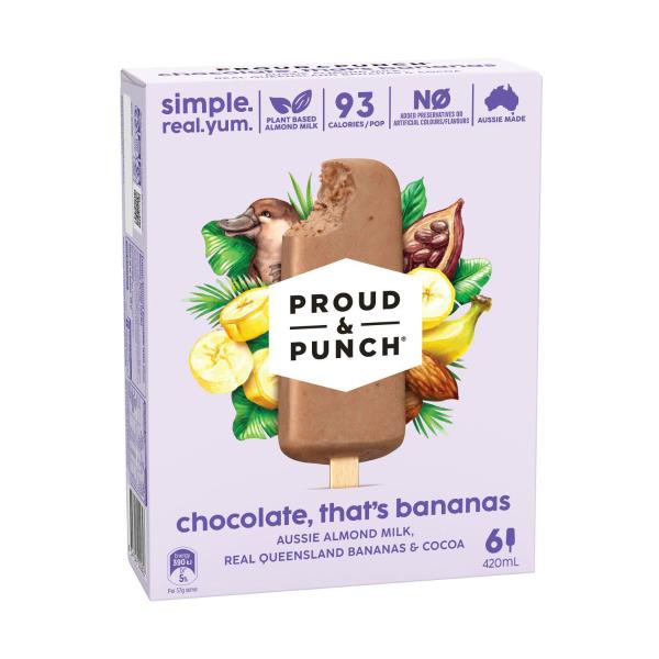 Chocolate That's Bananas Frozen Dessert 6 Pack