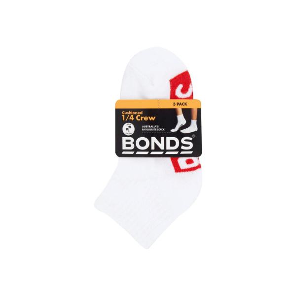 Kids Logo Quarter Crew Socks Size Size 2-8