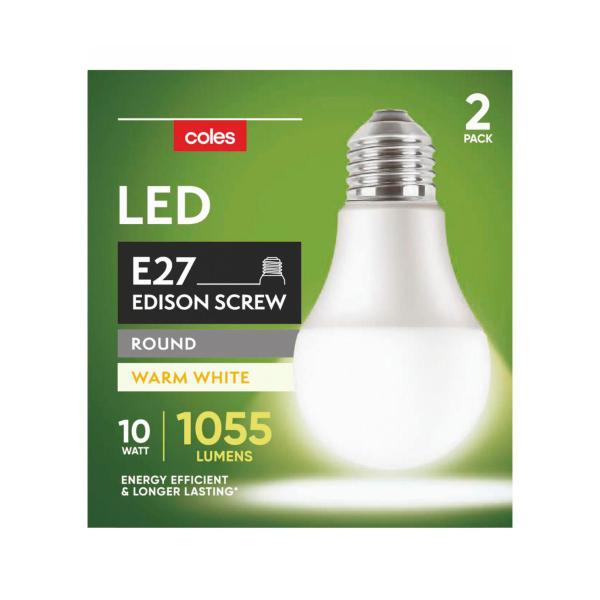 Light Globes Led Gls Es 10w 1055lum 2700k