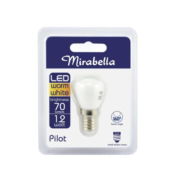 Pilot Es Globe Warm White Led 1.2w 70 Lumens