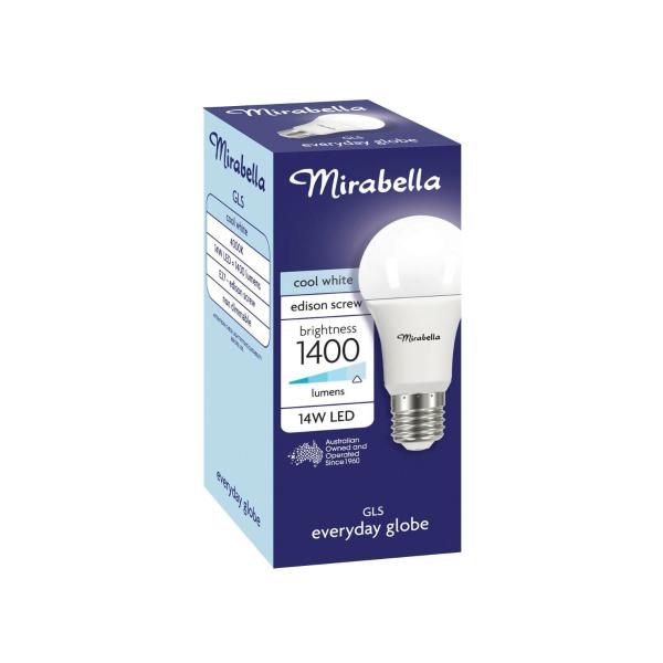 Gls Es Globe Cool White Led 14w 1400 Lumens