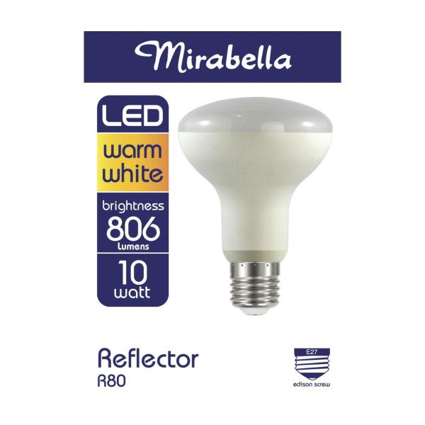 Reflector R80 Es Globe Warm White Led 10w 806 Lumens