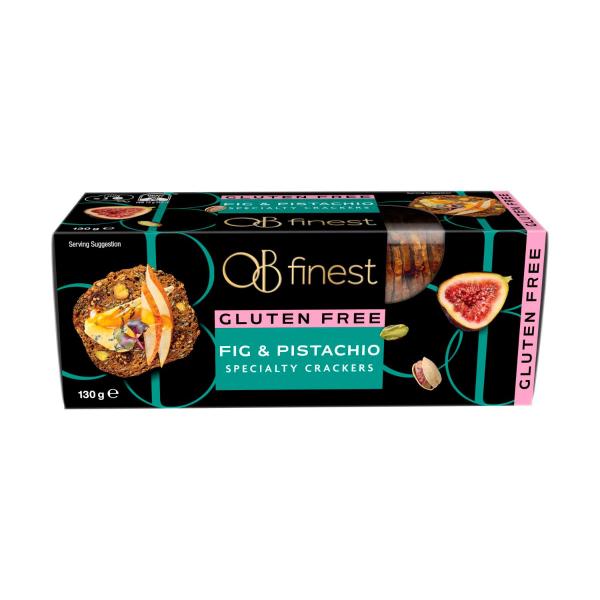 Gluten Free Pistachio & Fig Speciality Crackers