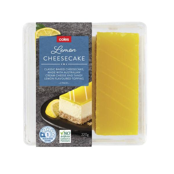 Lemon Cheesecake Slices 2 Pack