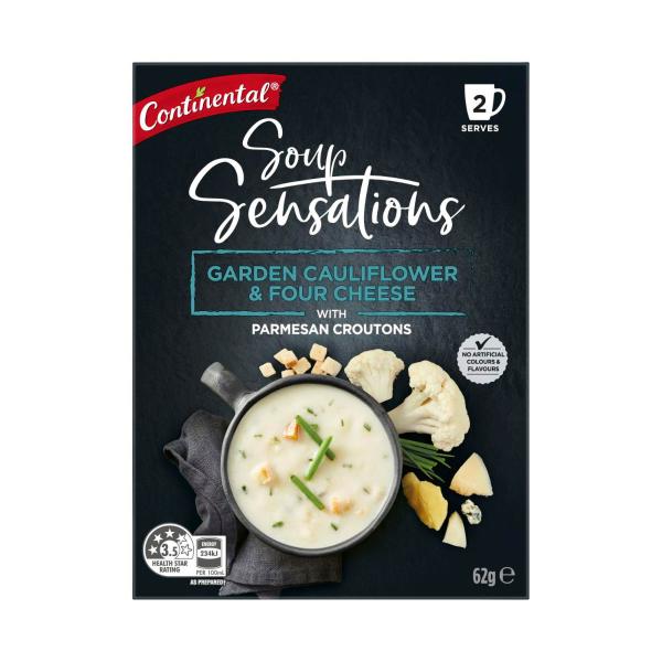 Sensation Garden Cauliflower & 4 Cheese Soup Serves 2