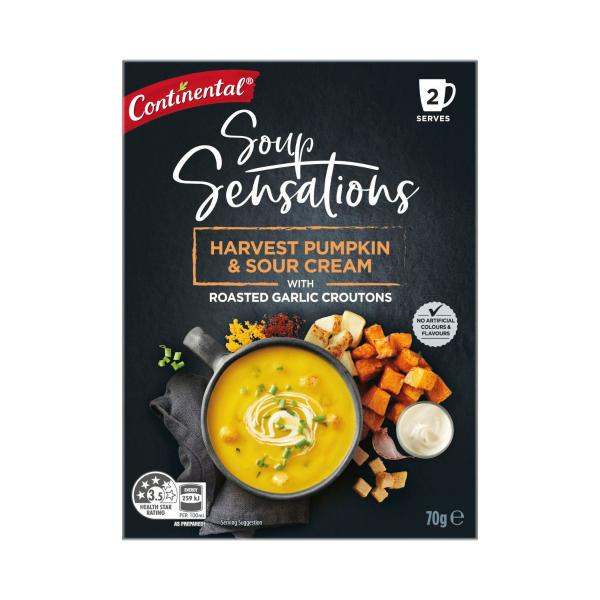 Sensations Harvest Pumpkin & Sour Cream Soup Serves 2