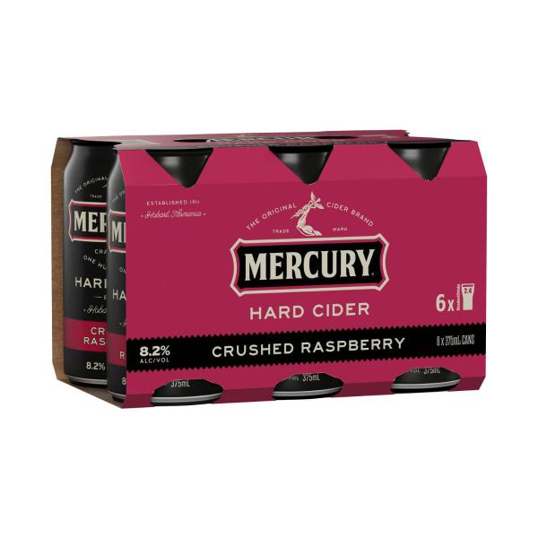 Hard Cider Crushed Raspberry Can 375ml