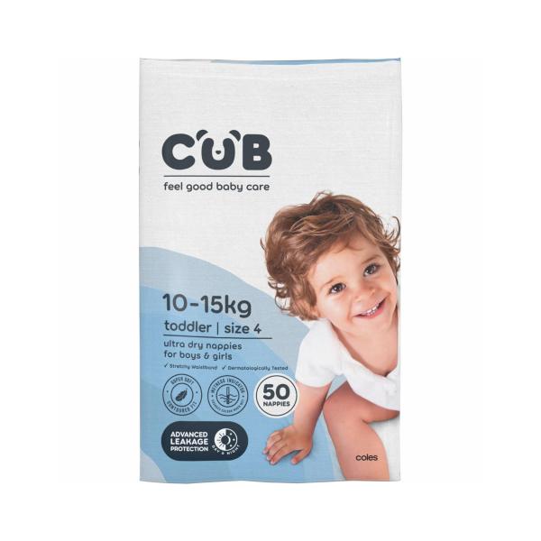 Nappies Unisex Toddler Size 4 (10-15kg)