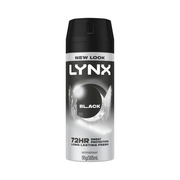 Deodorant Body Spray 72hr Antiperspirant Black
