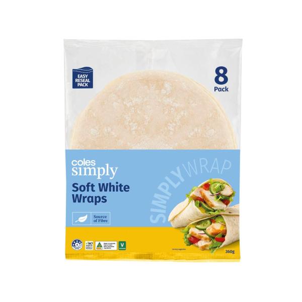 Soft White Wraps 8 Pack