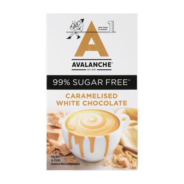 99% Sugar Free Caramelised White Choc 10 Pack