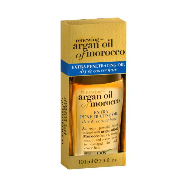 Renewing + Hydrating & Shine Argan Oil Of Morocco Extra Penetrating Oil For Damaged & Heat Styled Hair