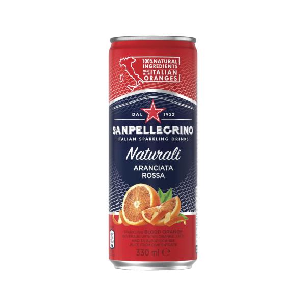 Aranciata Rossa Drink Cans