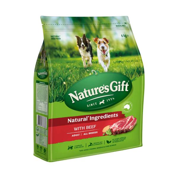 Adult All Breeds Dry Dog Food With Beef