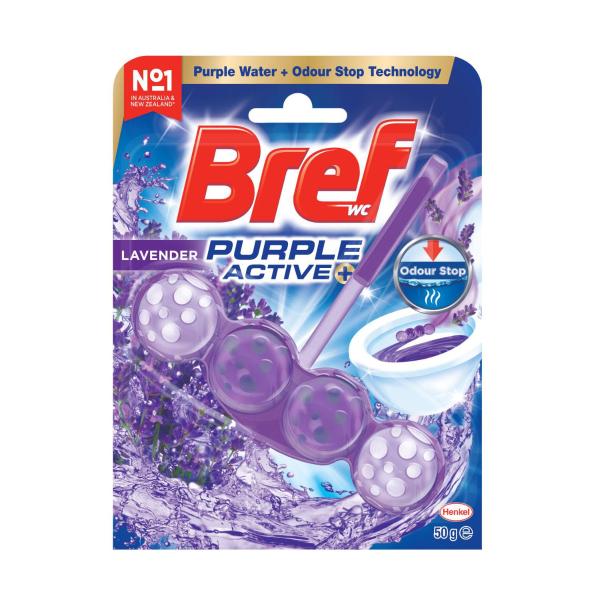Purple Active Rim Block Lavender Toilet Cleaner