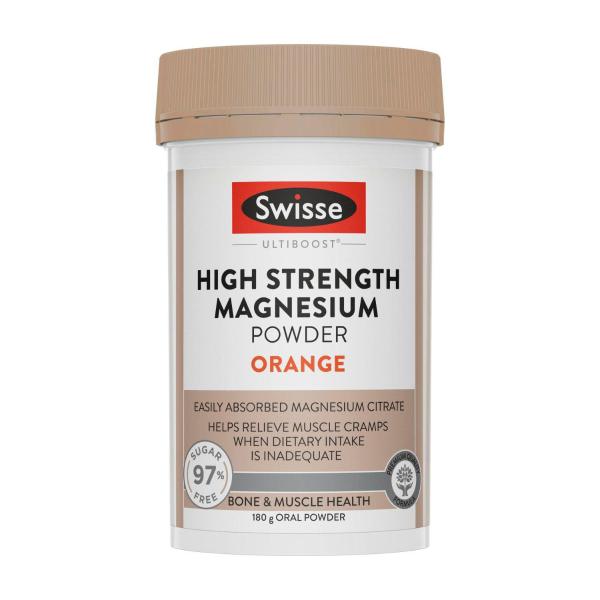 Ultiboost High Strength Magnesium Powder Orange To Support Muscle Health
