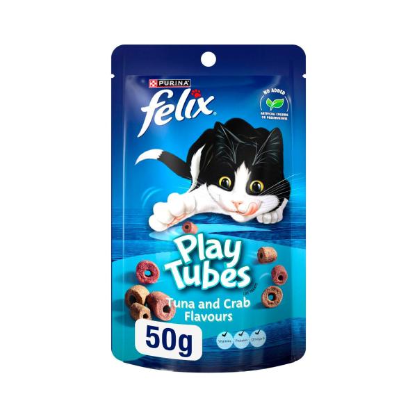 Play Tubes Tuna And Crab Cat Treats