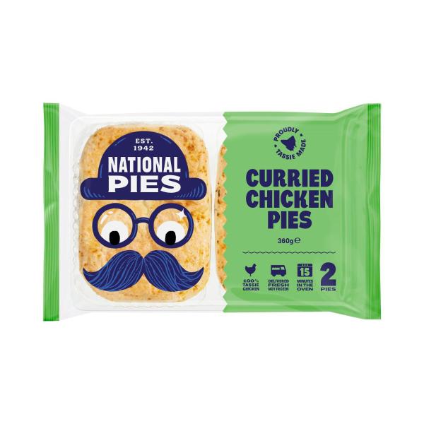 Curried Chicken Pies 2 Pack