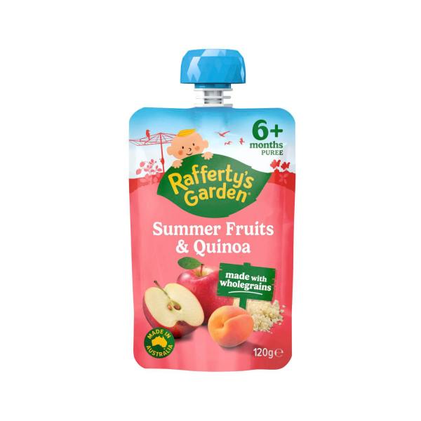 Summer Fruits & Quinoa Baby Food Prebiotics Pouch 6+ Months