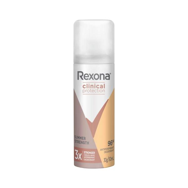 Womens Deodorant 96hr Clinical Aerosol Summer Strength Travel Pack