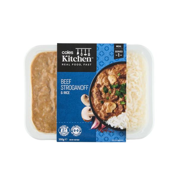 Beef Stroganoff And Rice