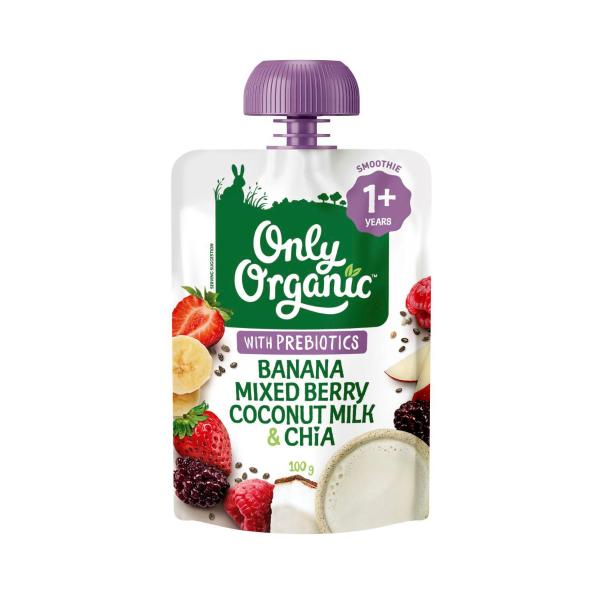 Banana Mixed Berry Coconut Chia