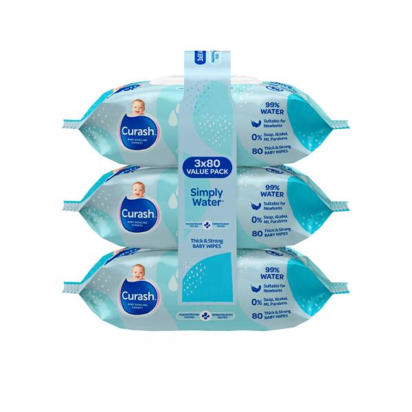 Simply Water Sensitive Skin Baby Wipes